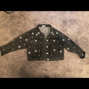 Romeo & Juliet Couture Embellished Pearl Denim